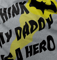 Daddy Is Batman Infant Toddler T Shirt-Direct To Garment Print-Brisco Baby