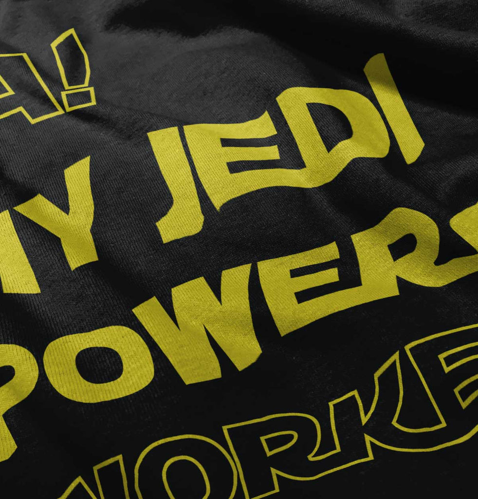 Jedi Powers Worked Infant Baby Bib-Direct To Garment Print-Brisco Baby