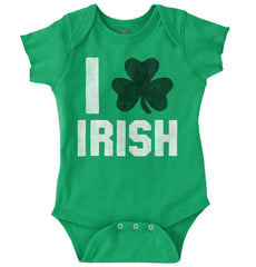 Love Irish Romper Bodysuit-Direct To Garment Print-Brisco Baby