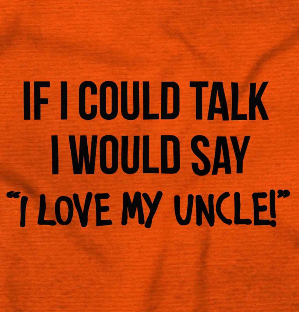 I Love My Uncle Toddler Romper Bodysuit-Direct To Garment Print-Brisco Baby