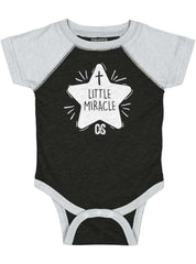 Little Miracle Raglan Romper Bodysuit-Direct To Garment Print-Brisco Baby