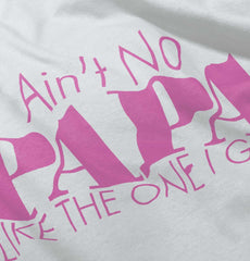 No Papa Like Me Toddler Ruffle Bottom Tee-Direct To Garment Print-Brisco Baby