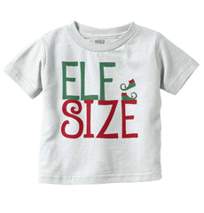 Elf Size Infant Toddler T Shirt-Direct To Garment Print-Brisco Baby