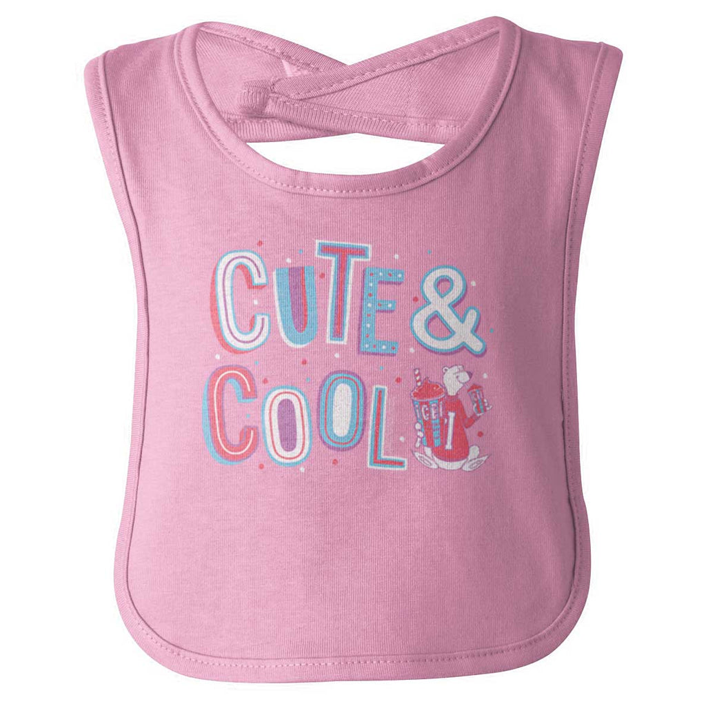 Cute & Cool Infant Baby Bib-Direct To Garment Print-Brisco Baby