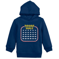 Squad Goals Video Gaming Nerd Toddler Pullover Hoodie-Direct To Garment Print-Brisco Baby