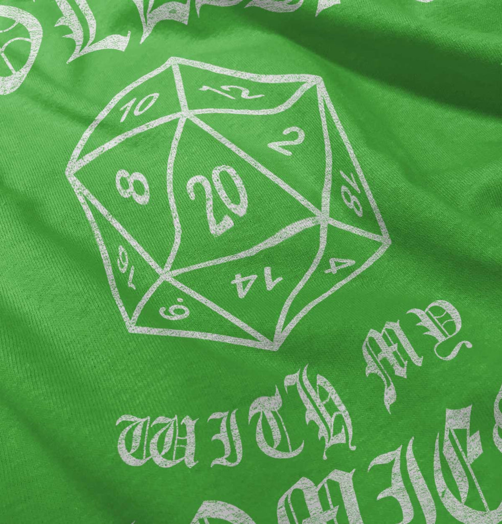 Rolling With My Homies Dungeons Romper Bodysuit-Direct To Garment Print-Brisco Baby