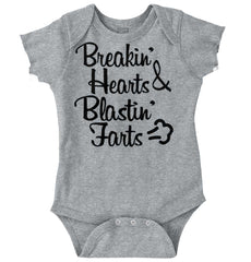 Blastin Farts Romper Bodysuit-Direct To Garment Print-Brisco Baby
