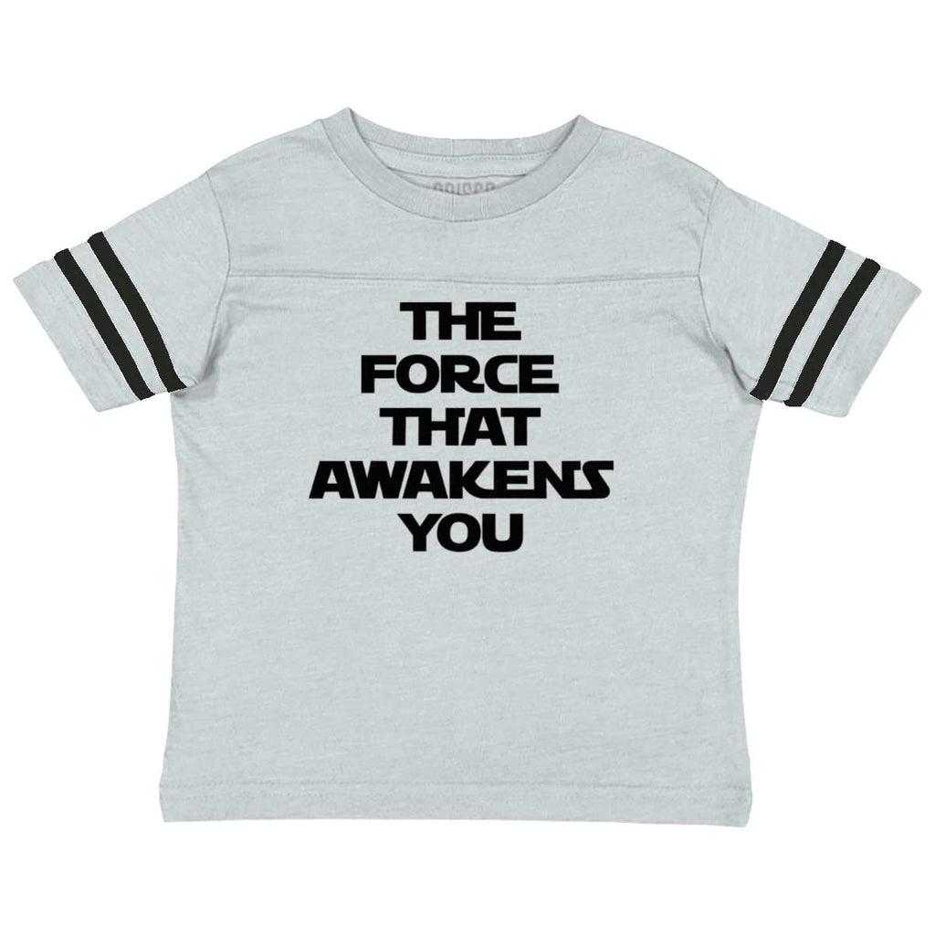 Force Awakens You Toddler Football Jersey Tee-Direct To Garment Print-Brisco Baby