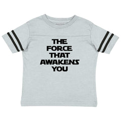 Force Awakens You Toddler Football Jersey Tee-Direct To Garment Print-Brisco Baby