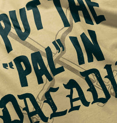 Put The Pal In Paladin Dungeons Romper Bodysuit-Direct To Garment Print-Brisco Baby