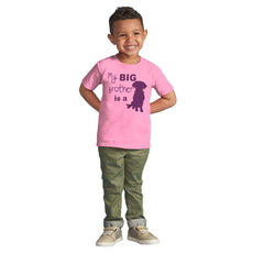 Brother is a Dog Infant Toddler T Shirt-Direct To Garment Print-Brisco Baby