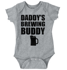 Brewing Buddy Romper Bodysuit-Direct To Garment Print-Brisco Baby