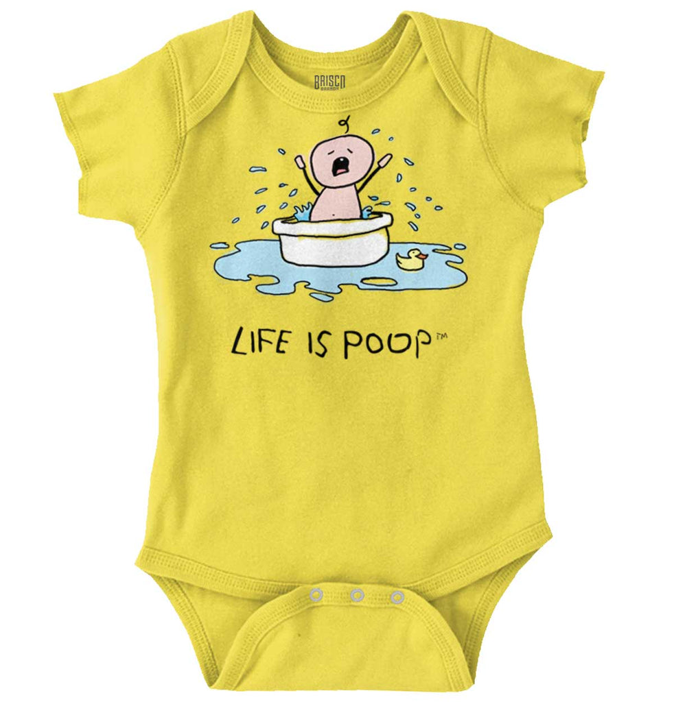 Crying Bath Romper Bodysuit-Direct To Garment Print-Brisco Baby