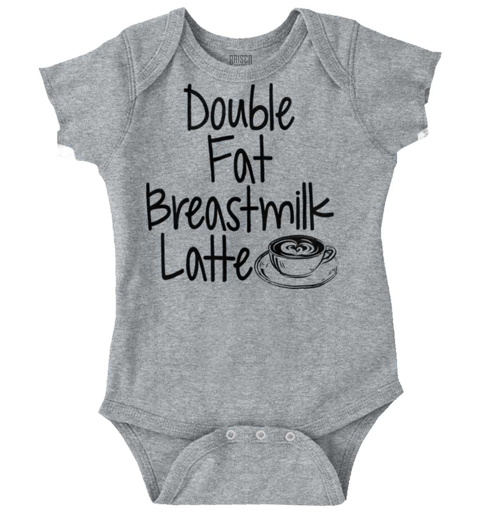 Breastmilk Latte Romper Bodysuit-Direct To Garment Print-Brisco Baby