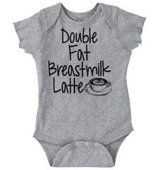 Breastmilk Latte Romper Bodysuit-Direct To Garment Print-Brisco Baby