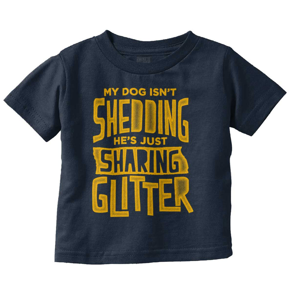 Glitter Dog Infant Toddler T Shirt-Direct To Garment Print-Brisco Baby