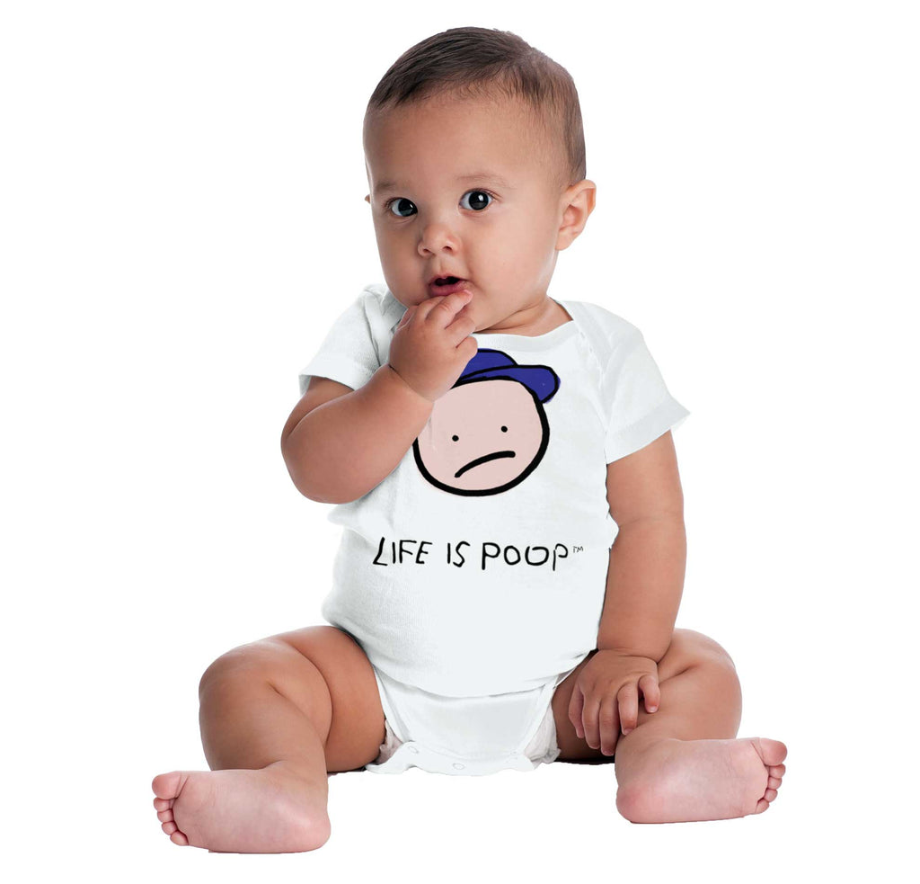 Boy Logo Romper Bodysuit-Direct To Garment Print-Brisco Baby