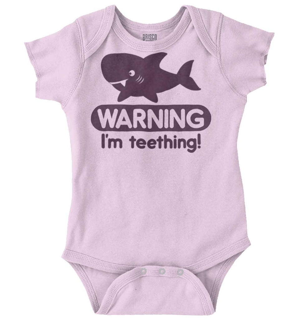 I'm Teething Romper Bodysuit-Direct To Garment Print-Brisco Baby