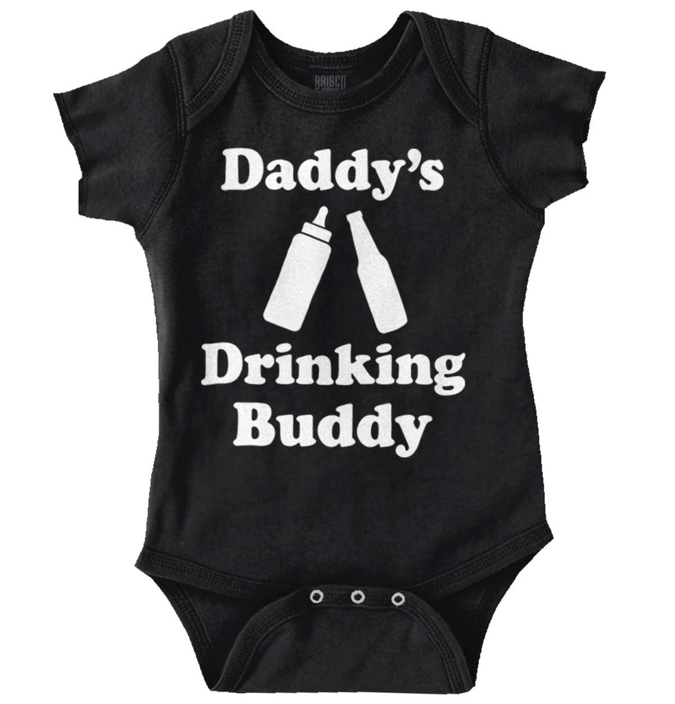 Drinking Buddy Romper Bodysuit-Direct To Garment Print-Brisco Baby