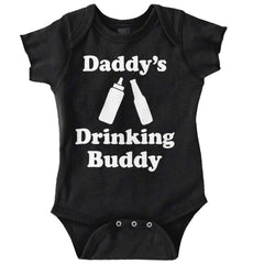 Drinking Buddy Romper Bodysuit-Direct To Garment Print-Brisco Baby