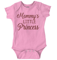 Mommy's Little Princess Romper Bodysuit-Direct To Garment Print-Brisco Baby