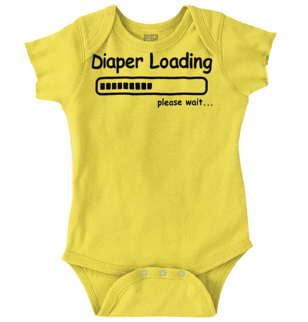 Diaper Loading Romper Bodysuit-Direct To Garment Print-Brisco Baby