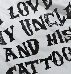 Uncle's Tattoos Infant Baby Bib-Direct To Garment Print-Brisco Baby