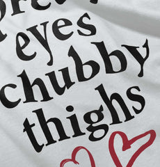 Pretty Eyes Infant Toddler T Shirt-Direct To Garment Print-Brisco Baby