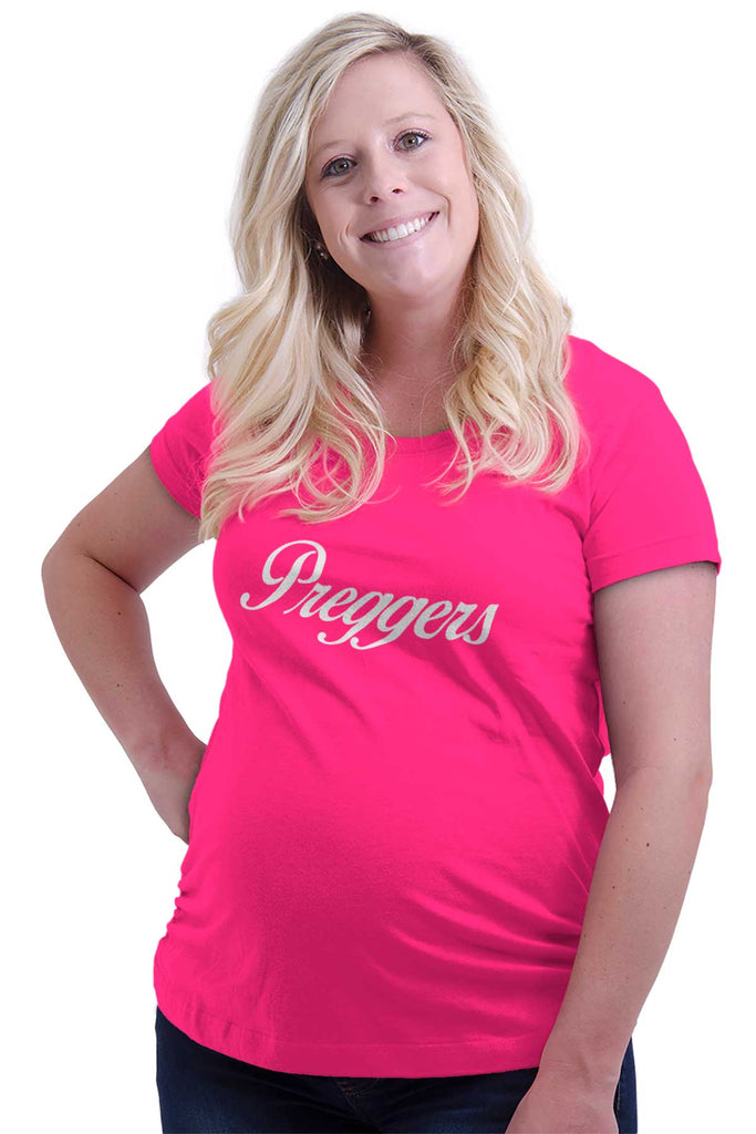 Preggers Maternity T-Shirt-Direct To Garment Print-Brisco Baby