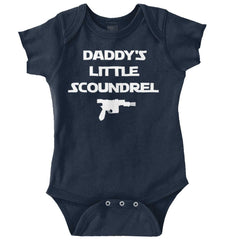 Daddy's Little Scoundrel Romper Bodysuit-Direct To Garment Print-Brisco Baby