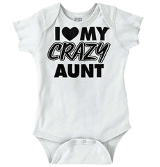 Crazy Aunt Romper Bodysuit-Direct To Garment Print-Brisco Baby