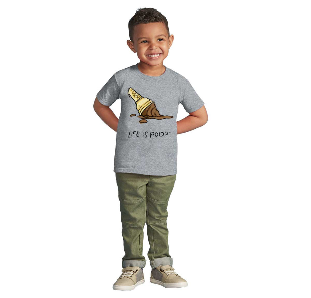 Dropped Cone Infant Toddler T Shirt-Direct To Garment Print-Brisco Baby