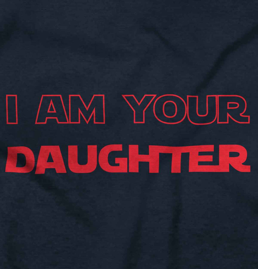 I Am Your Daughter Baby Ruffled Trim Romper-Direct To Garment Print-Brisco Baby