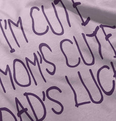 Dad's Lucky Romper Bodysuit-Direct To Garment Print-Brisco Baby