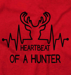 Deer Hunter Heartbeat Romper Bodysuit-Direct To Garment Print-Brisco Baby