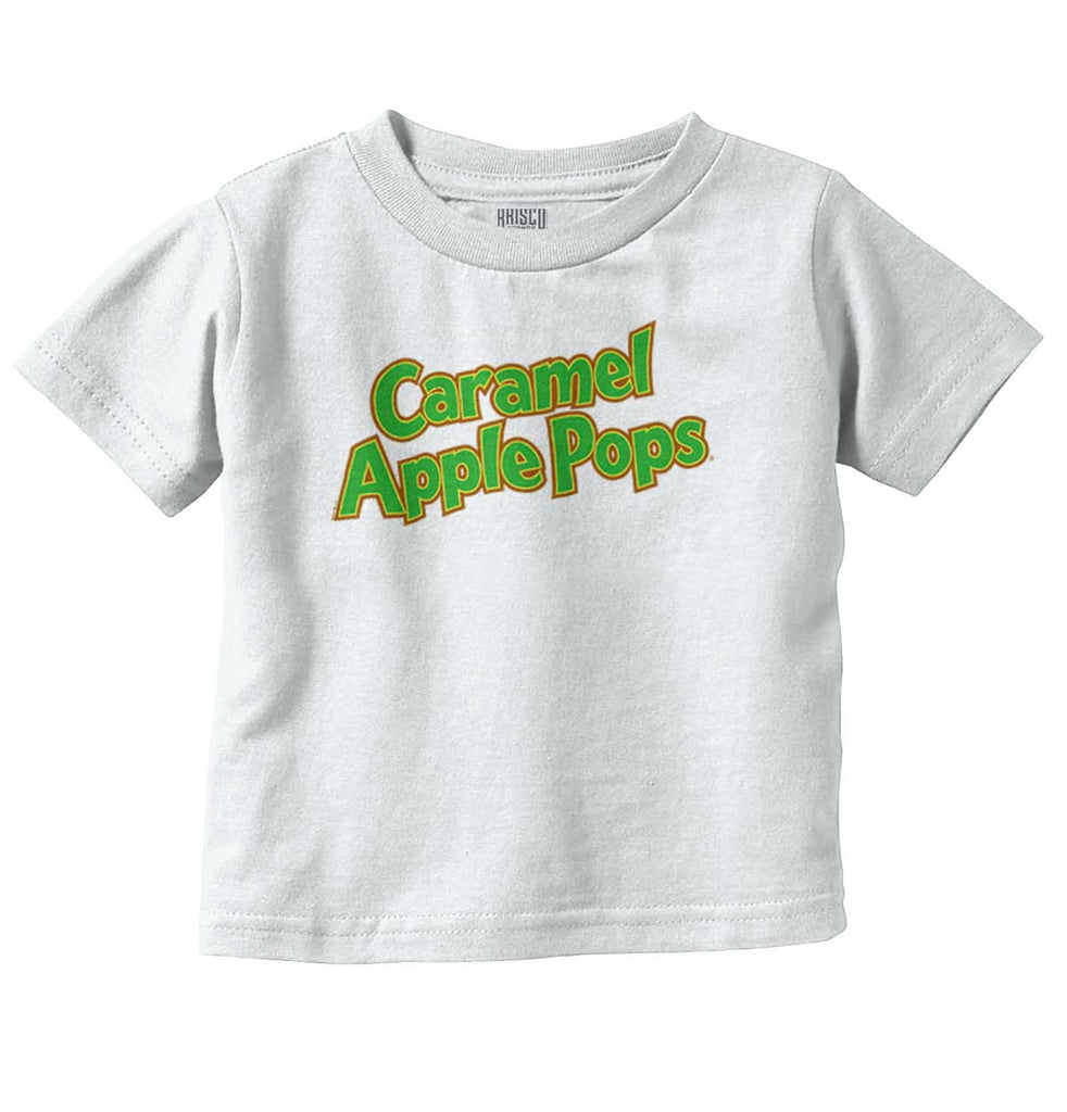 Caramel Apple Pops Infant Toddler T Shirt-Direct To Garment Print-Brisco Baby