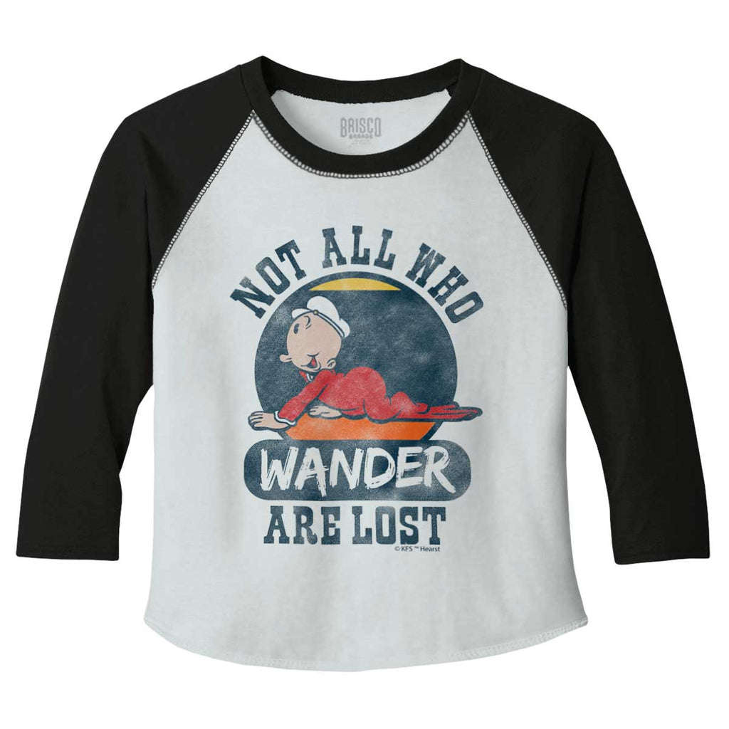 Sweet Pea Wander Toddler Baseball-Direct To Garment Print-Brisco Baby