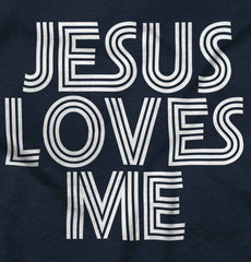 Christ Loves Me Infant Toddler T Shirt-Direct To Garment Print-Brisco Baby