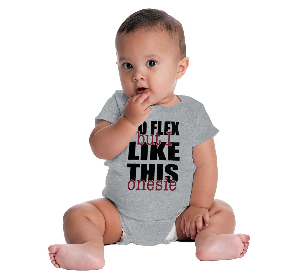 I'd Flex Romper Bodysuit-Direct To Garment Print-Brisco Baby