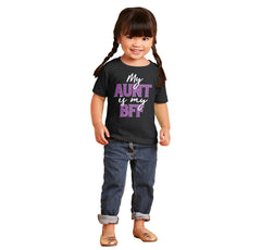 Aunt BFF Infant Toddler T Shirt-Direct To Garment Print-Brisco Baby