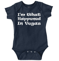 Happened In Vegas Romper Bodysuit-Direct To Garment Print-Brisco Baby