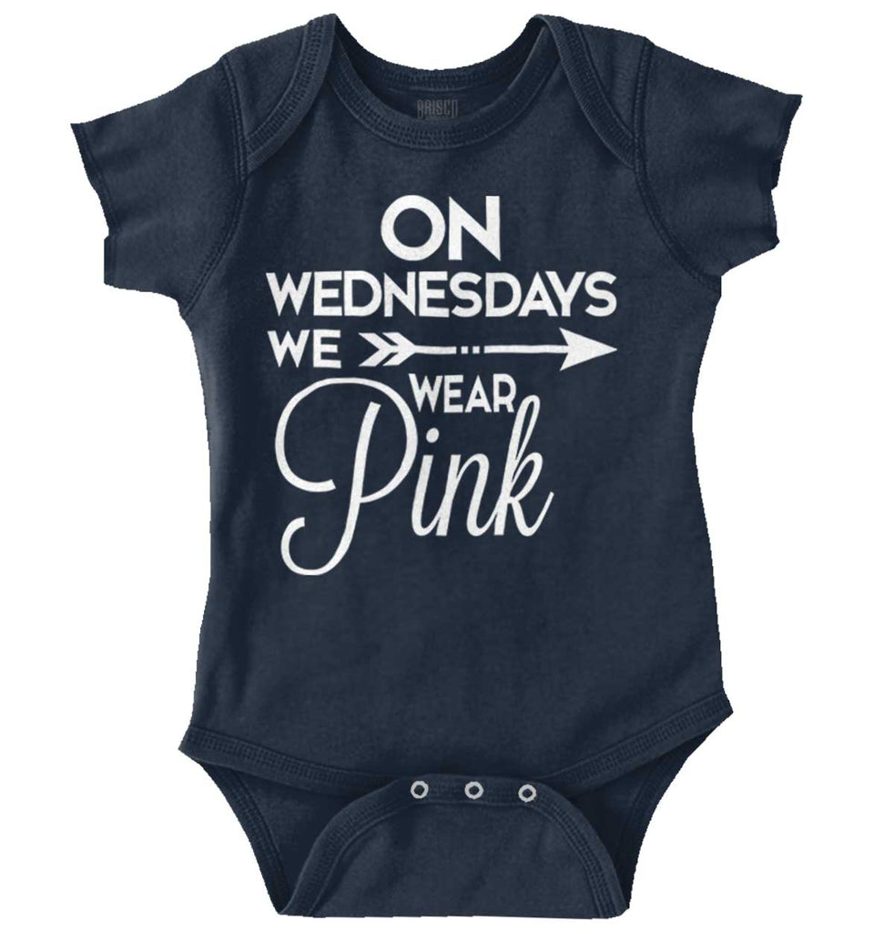 Wear Pink Romper Bodysuit-Direct To Garment Print-Brisco Baby