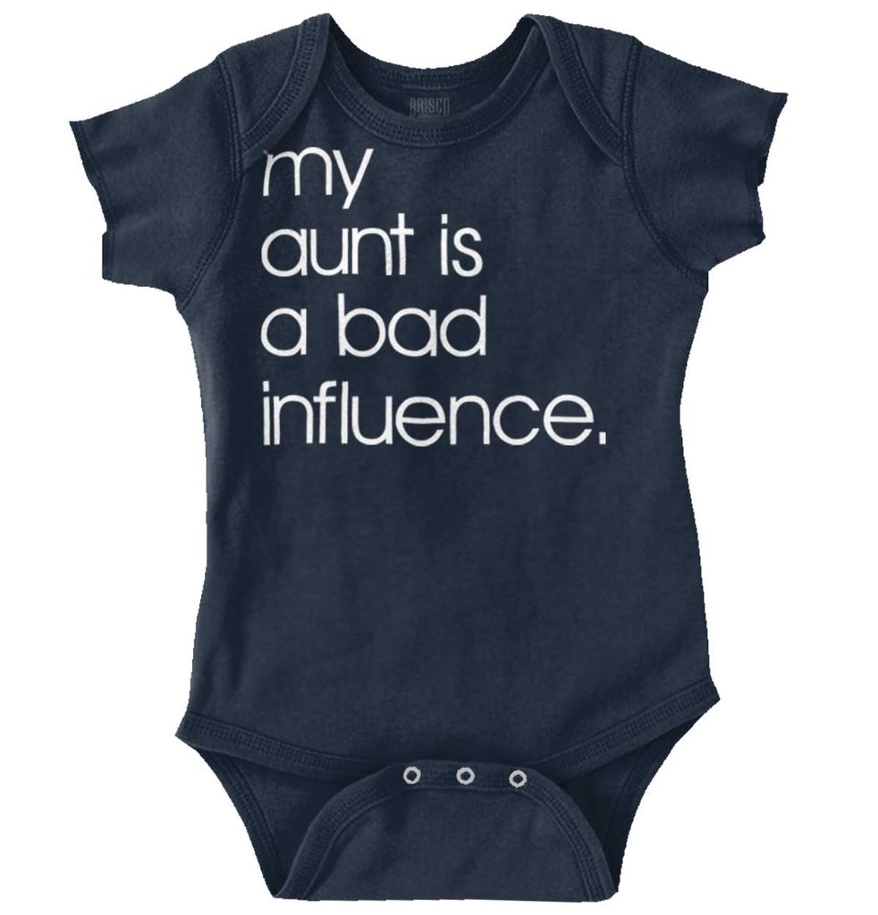 Bad Influence Romper Bodysuit-Direct To Garment Print-Brisco Baby