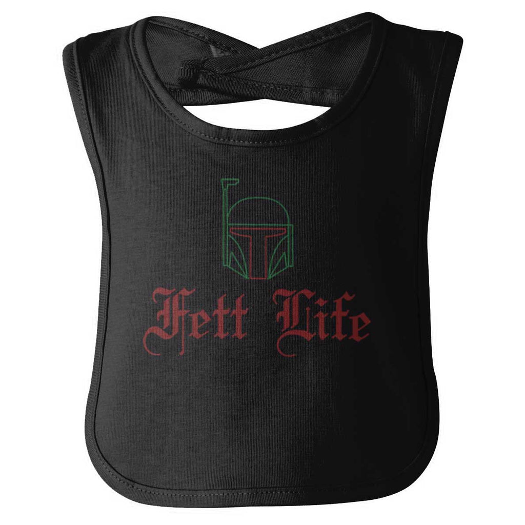 Fett Life Infant Baby Bib-Direct To Garment Print-Brisco Baby
