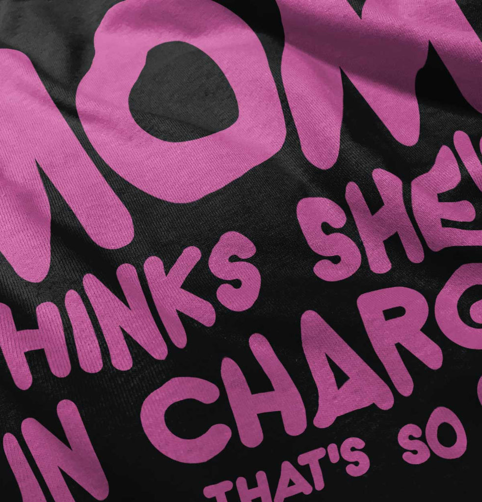 In Charge Toddler Ruffle Bottom Tee-Direct To Garment Print-Brisco Baby