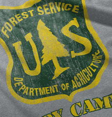 Happy Camper Infant Toddler T Shirt-Direct To Garment Print-Brisco Baby