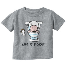 Baby Toilet Infant Toddler T Shirt-Direct To Garment Print-Brisco Baby