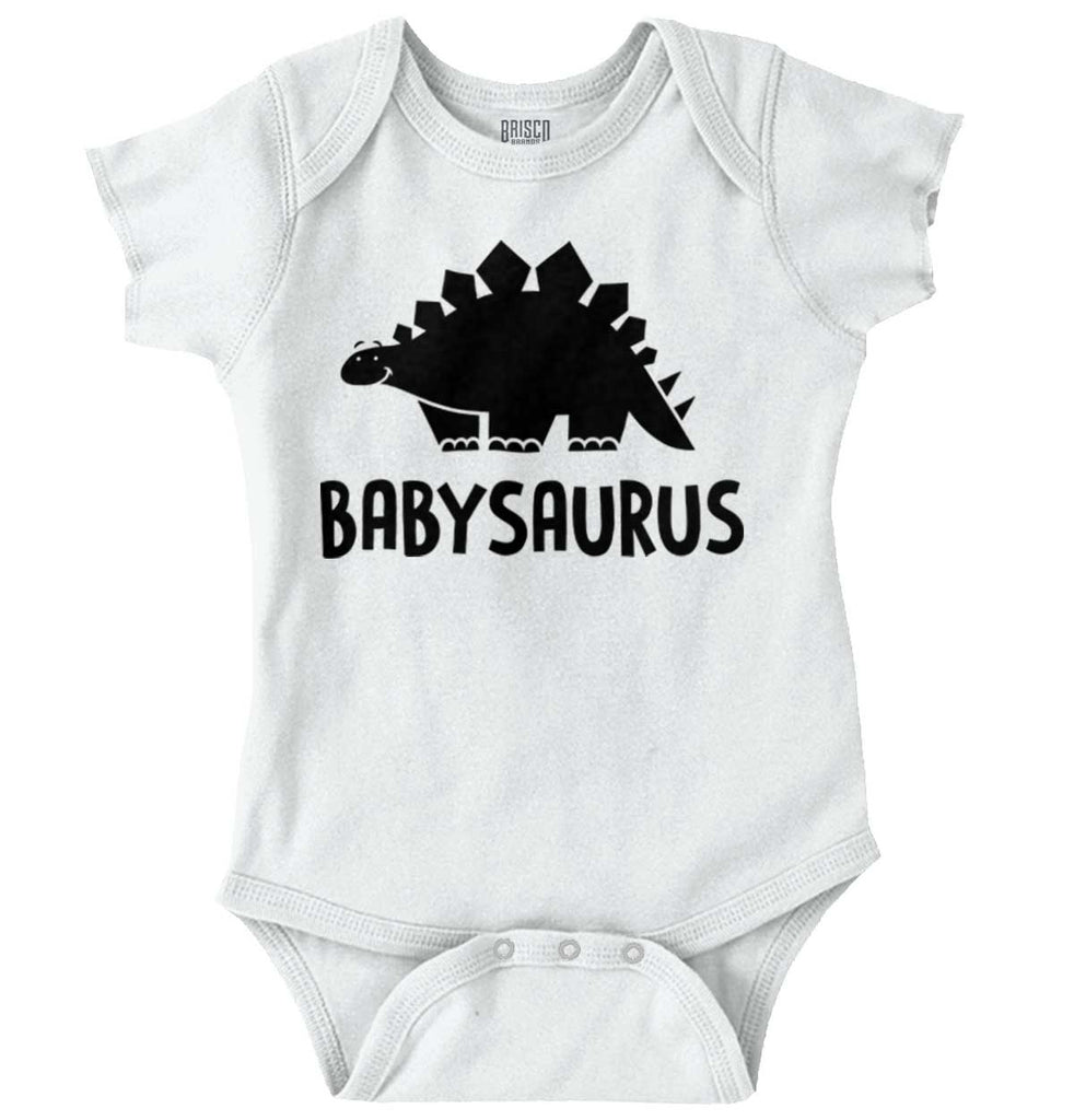 Babysaurus Romper Bodysuit-Direct To Garment Print-Brisco Baby