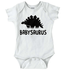 Babysaurus Romper Bodysuit-Direct To Garment Print-Brisco Baby