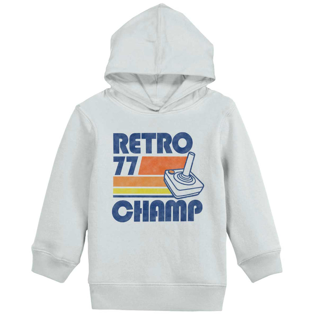 Retro 77 Champ Gamer Dragons Toddler Pullover Hoodie-Direct To Garment Print-Brisco Baby